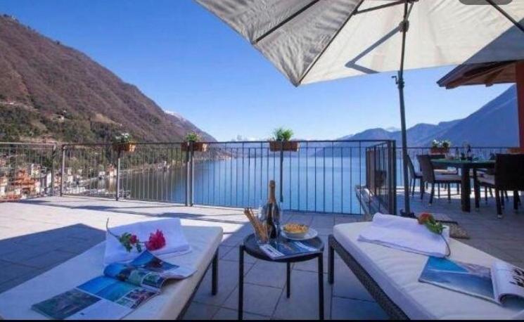 Appartamento Luxury Penthouse With Big Terrace Argegno Esterno foto